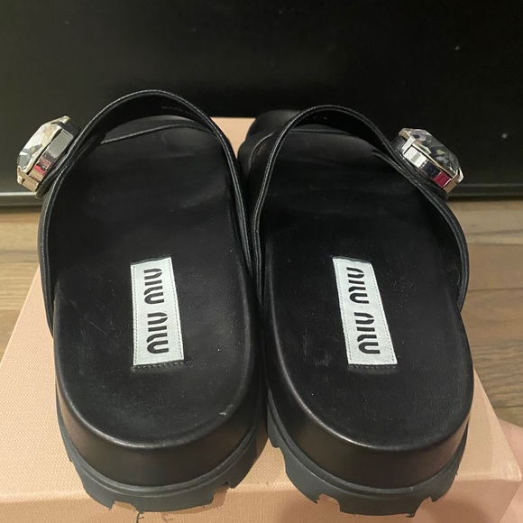 100% Authentic Miu Miu Sandals 38.5 - Picture 4 of 5